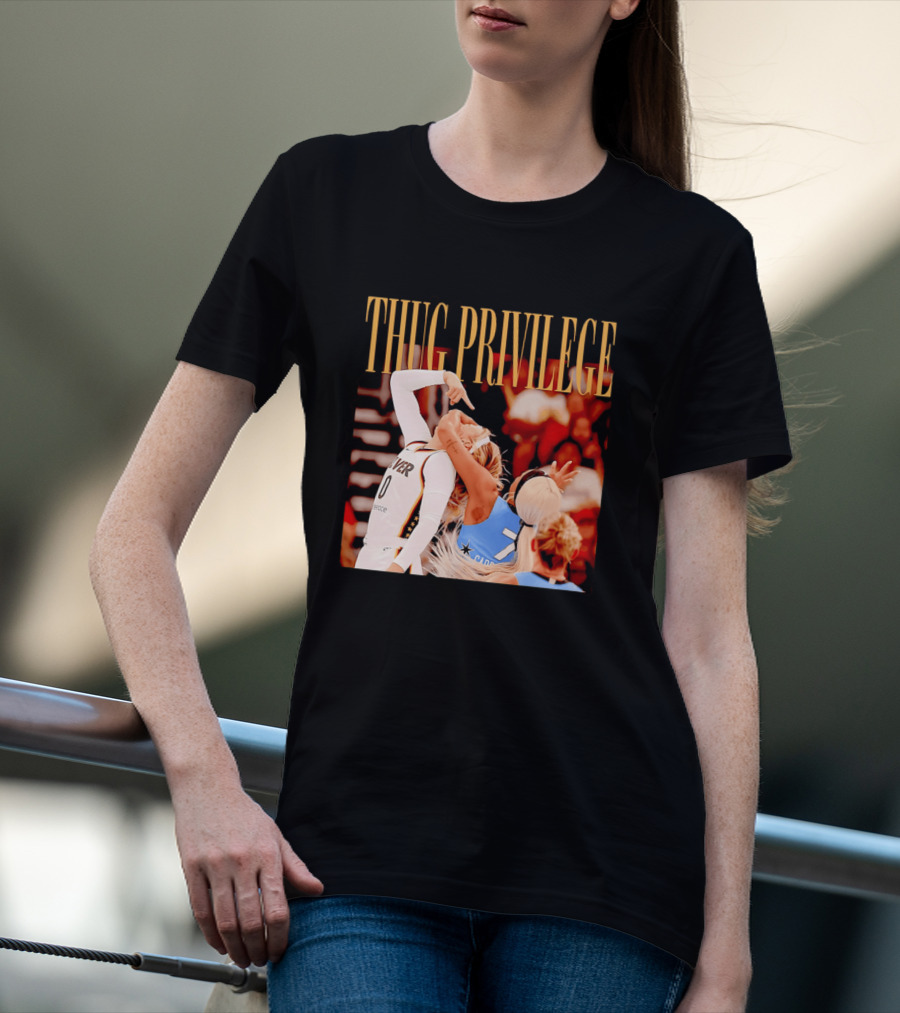 Thug Privilege Sophie Cunningham Basketball Action T-Shirt