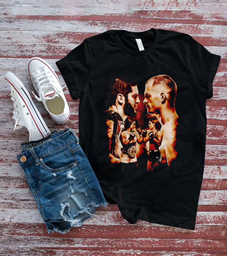 UFC 330 Matchup Islam Makhachev Vs Alexander Volkanovski Face Off T-Shirt