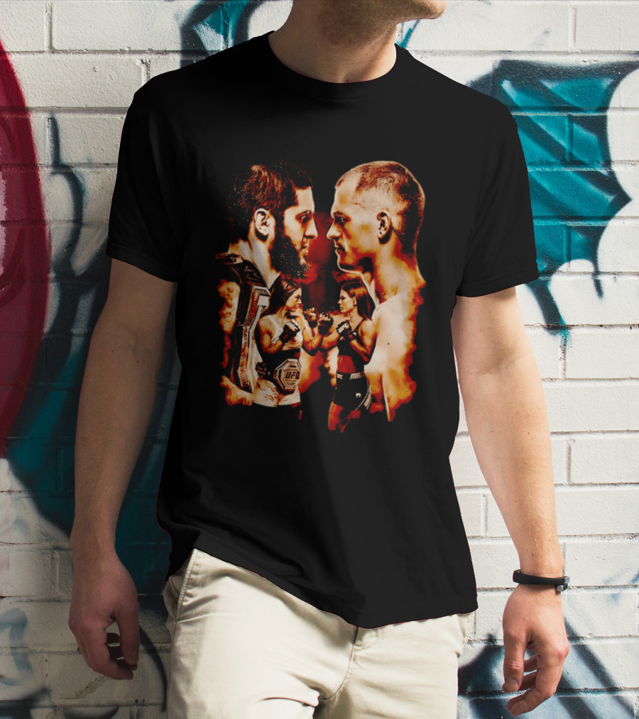 UFC 330 Matchup Islam Makhachev Vs Alexander Volkanovski Face Off T-Shirt