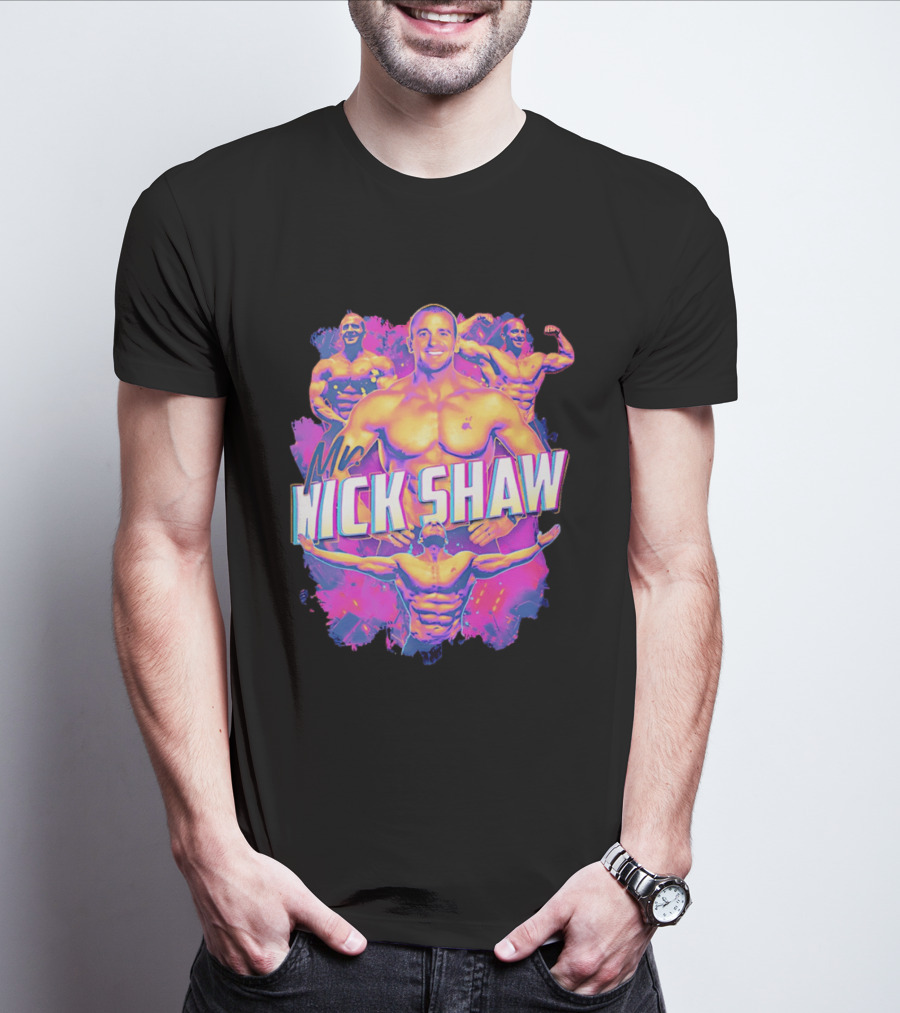 Mr Nick Shaw Bodybuilding Motivation Fitness Enthusiast Hype T-Shirt