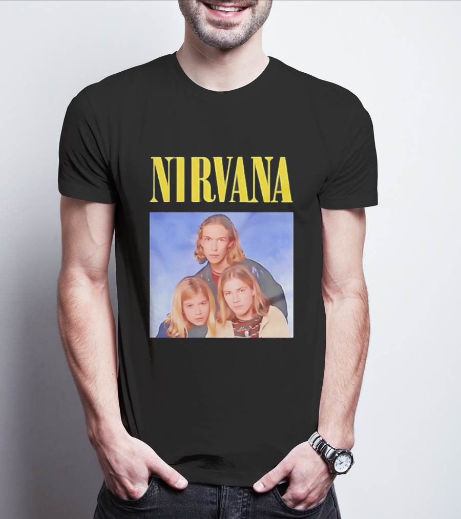 Nirvana Hanson Trio Blue Cloud Bootleg T-Shirt