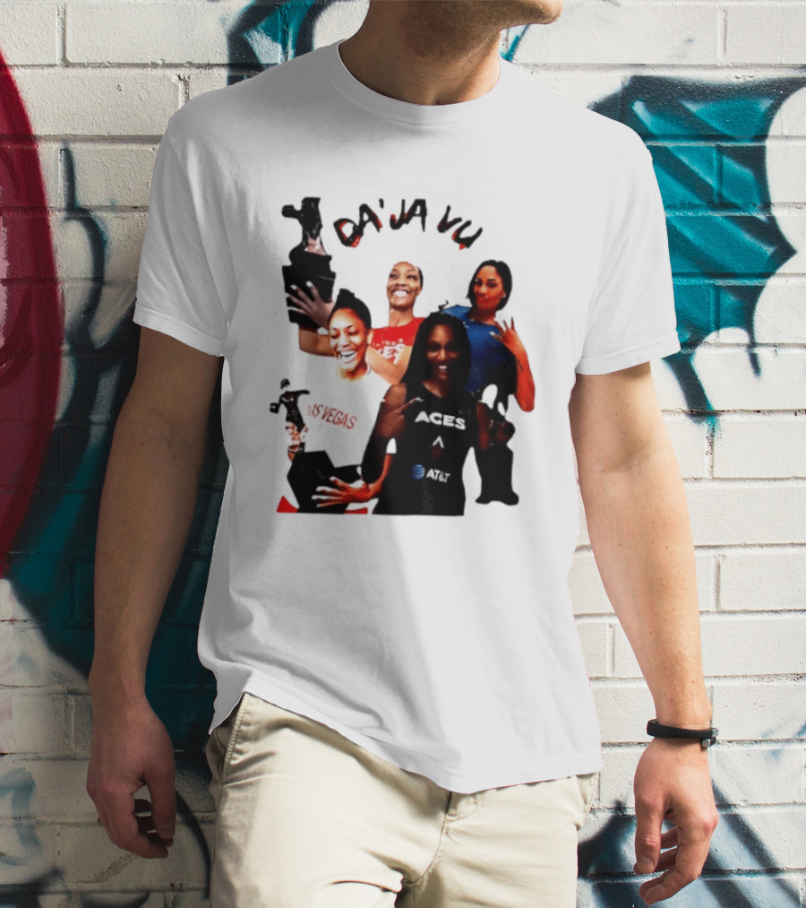 Aja Wilson DA'JA Vu Las Vegas Aces 4X MVP WNBA Legend T-Shirt