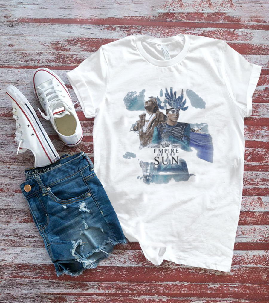 Empire Of The Sun White Ice On The Dune Duo Visual T-Shirt