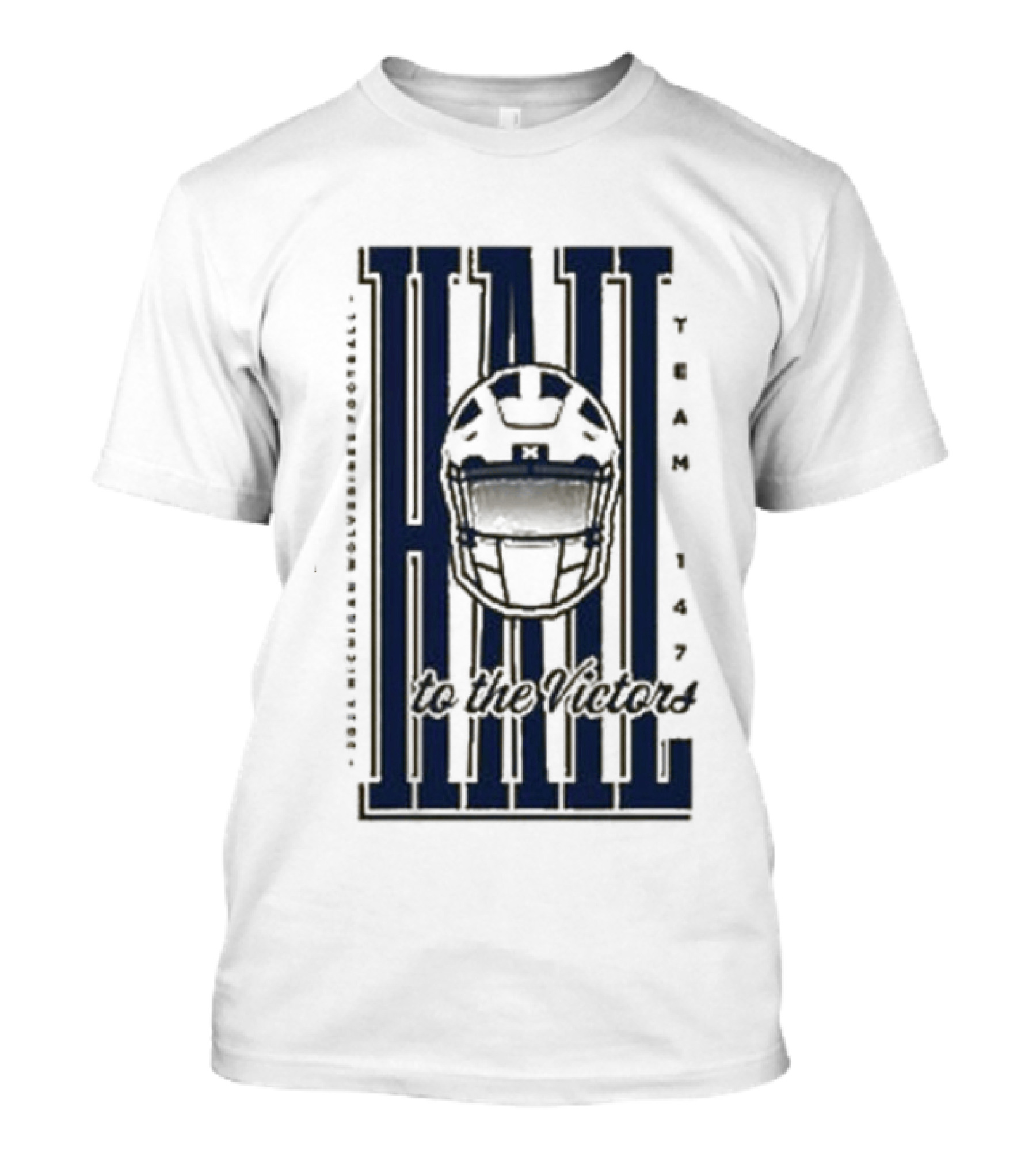 Hail Michigan Wolverines Football Helmet Icon 2026 T-Shirt