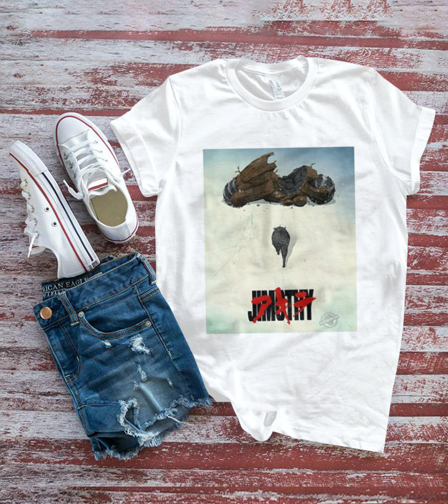 Jimothy Akira Kaneda Bike Homage Neo Tokyo Anime T-Shirt