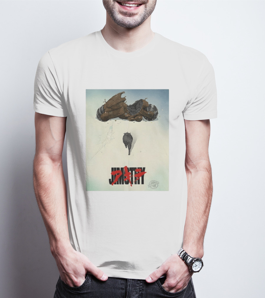 Jimothy Akira Kaneda Bike Homage Neo Tokyo Anime T-Shirt
