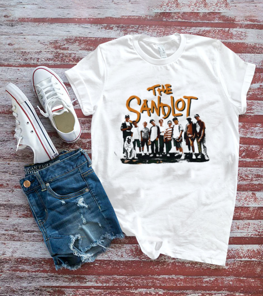 The Sandlot Cast Benny Smalls Hercules Movie Characters T-Shirt