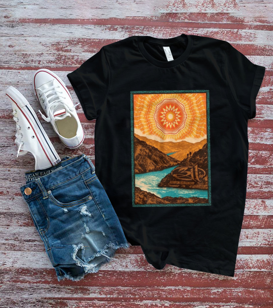 311 August 11 2026 Nampa ID Sunburst Mountain River Scene T-Shirt