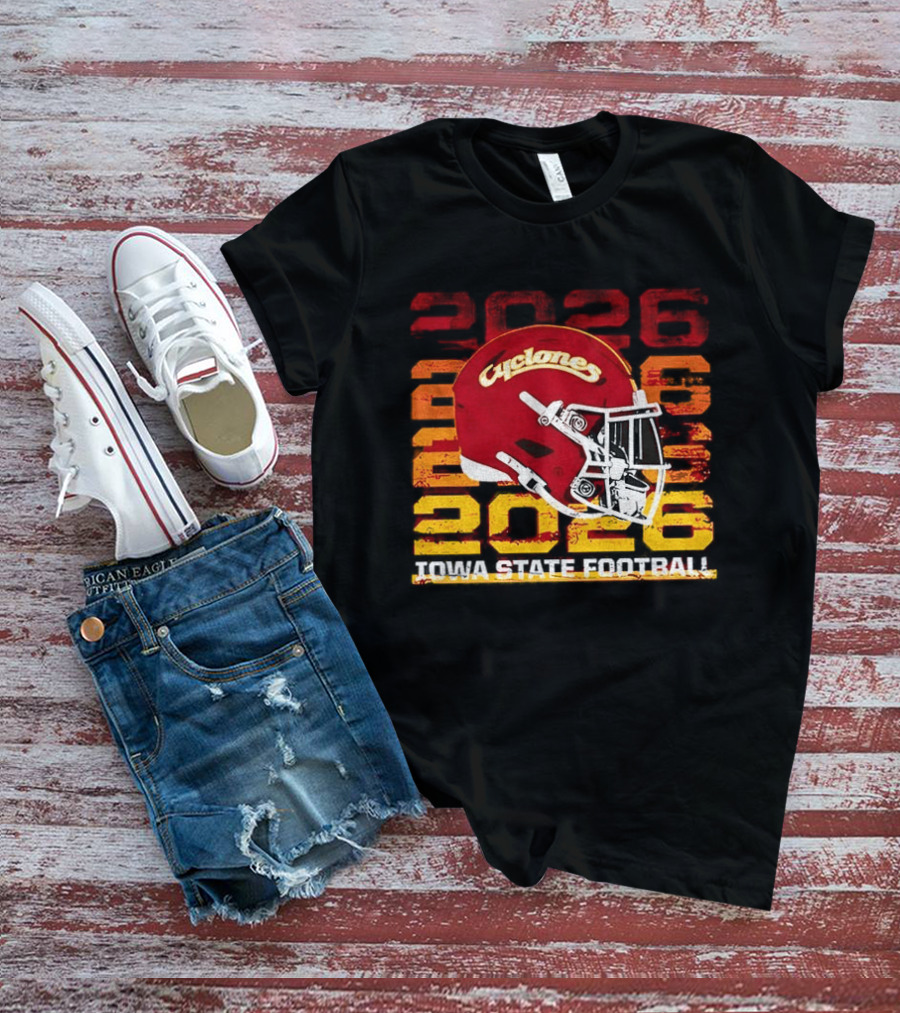 Cyclones Helmet 2026 Iowa State Football Gameday T-Shirt
