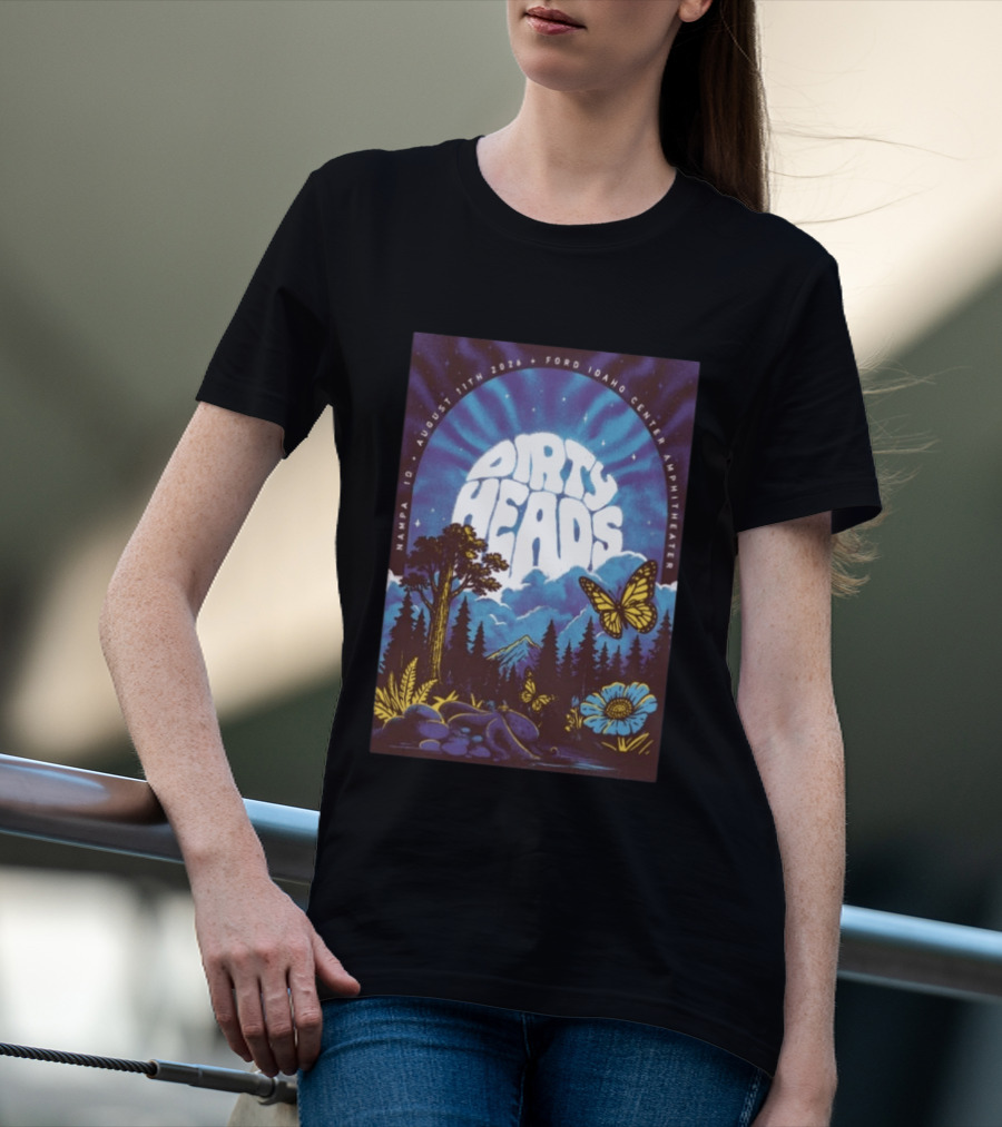 Dirty Heads August 11 2026 Nampa ID Ford Idaho Center Amphitheater Tour T-Shirt