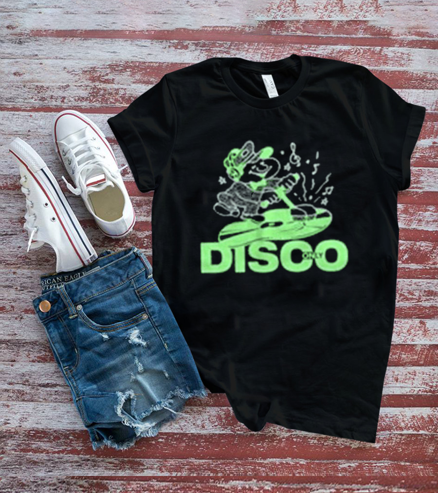 Disco Only Groove Maintenance Retro Character Dance Vibes T-Shirt