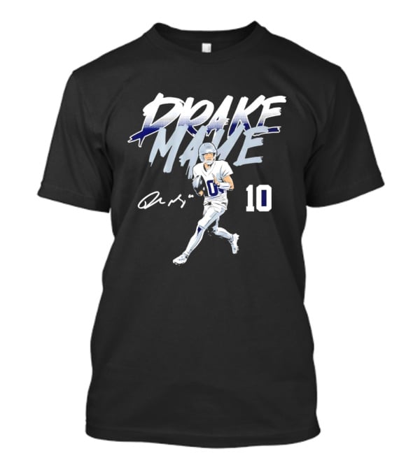 Drake Maye 10 New England Patriots Football 2026 T-Shirt