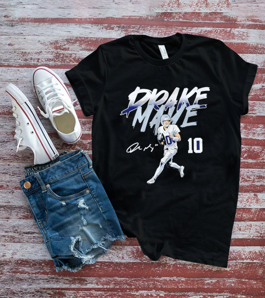 Drake Maye 10 New England Patriots Football 2026 T-Shirt
