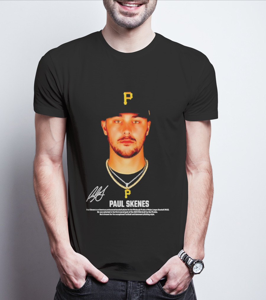 Paul Skenes Pittsburgh Pirates American Professional Baseball Player T-Shirt