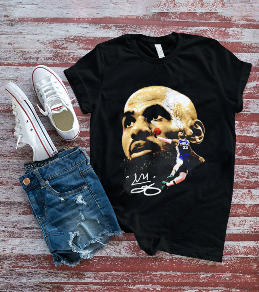 LeBron James Philadelphia 23 Dunk GOAT Signature T-Shirt