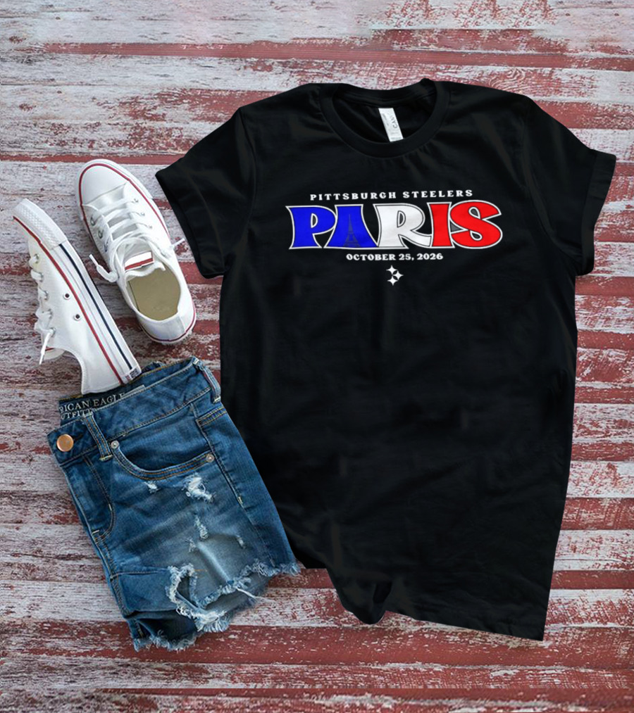 Pittsburgh Steelers Paris October 25 2026 T-Shirt