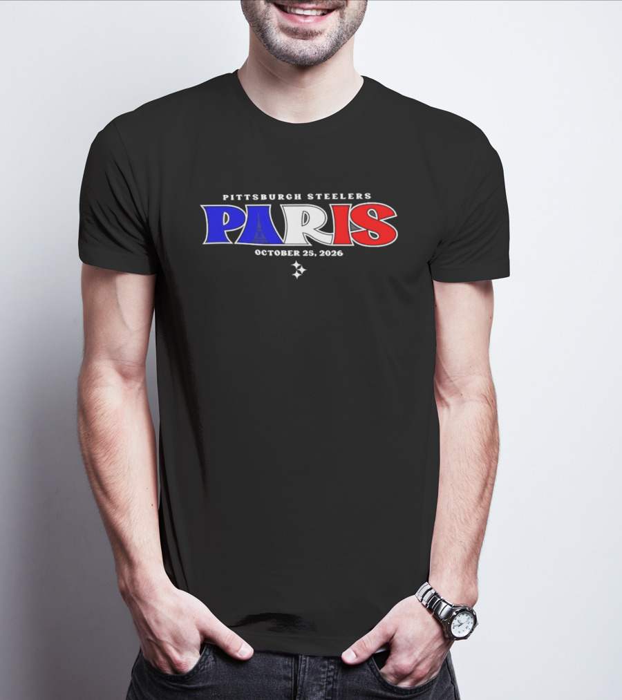 Pittsburgh Steelers Paris October 25 2026 T-Shirt