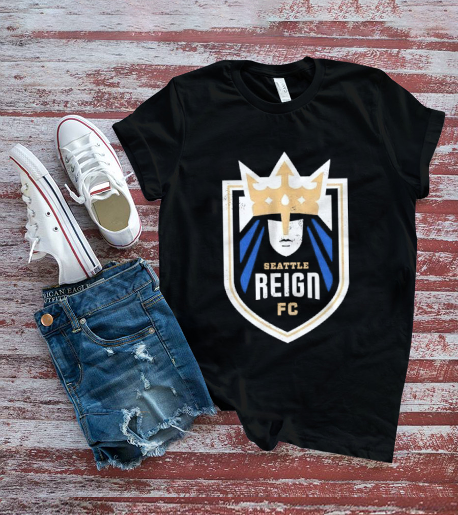 Seattle Reign FC Distressed Crown Crest T-Shirt