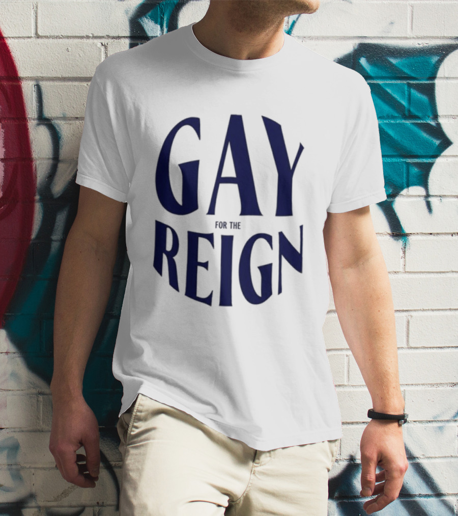Reign FC Wildfang Pride Gay For The Reign T-Shirt