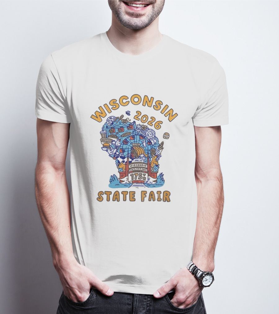 Wisconsin 2026 State Fair 175th Anniversary Celebration T-Shirt
