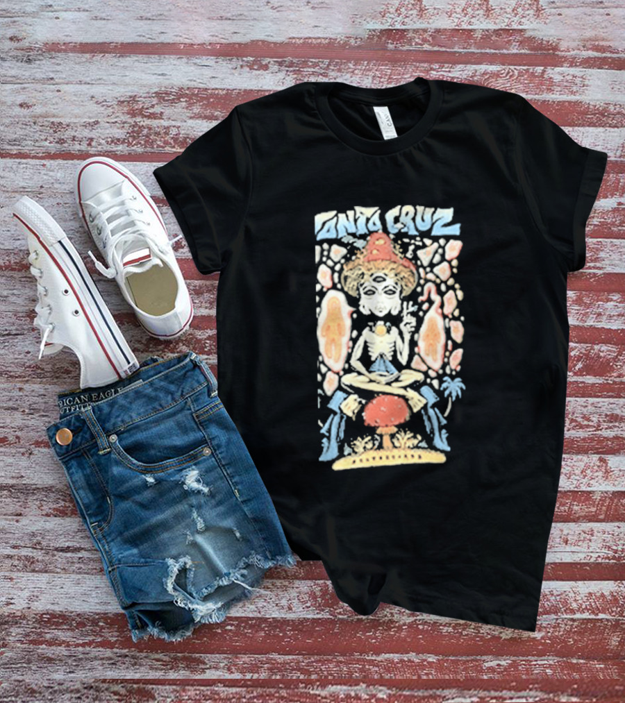 Boardertown Santa Cruz Winkowski Spaced Out Trippy 70s T-Shirt