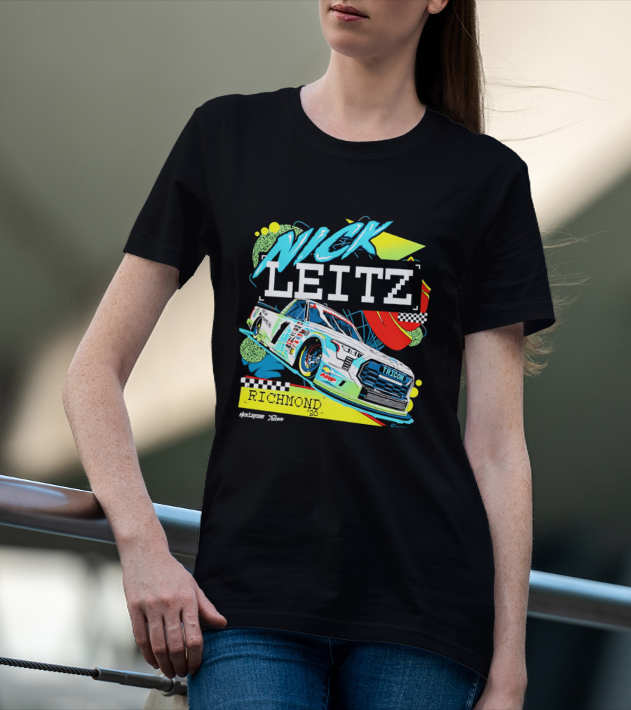 Nick Leitz Richmond NC Tricon Truck Series 2026 Racing T-Shirt
