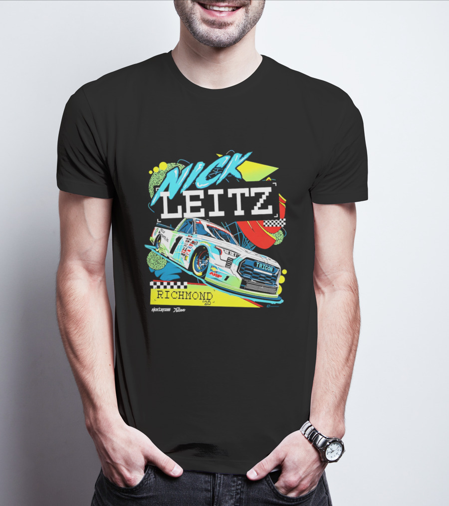 Nick Leitz Richmond NC Tricon Truck Series 2026 Racing T-Shirt