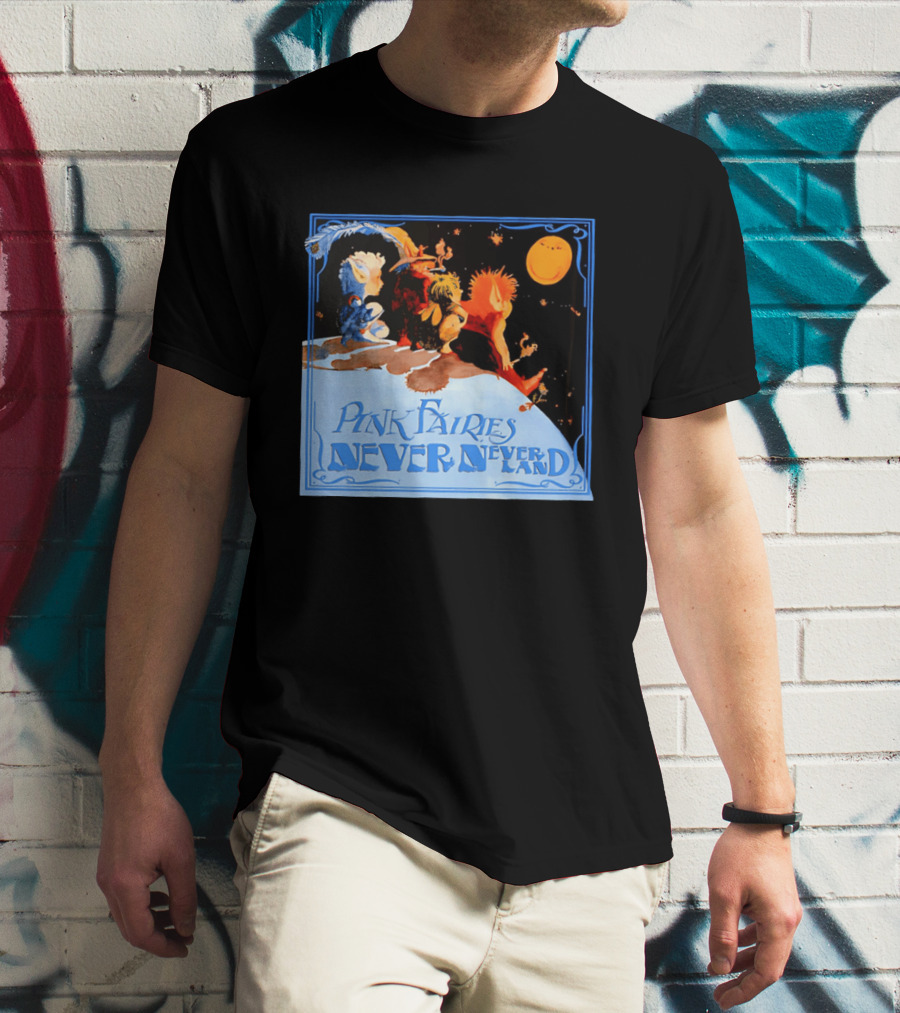 Pink Fairies Never Never Land Vintage Fantasy T-Shirt