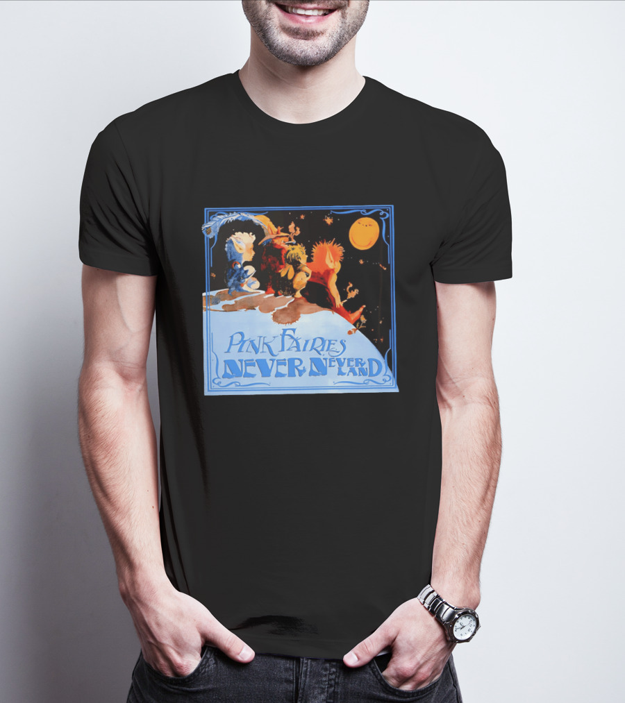 Pink Fairies Never Never Land Vintage Fantasy T-Shirt