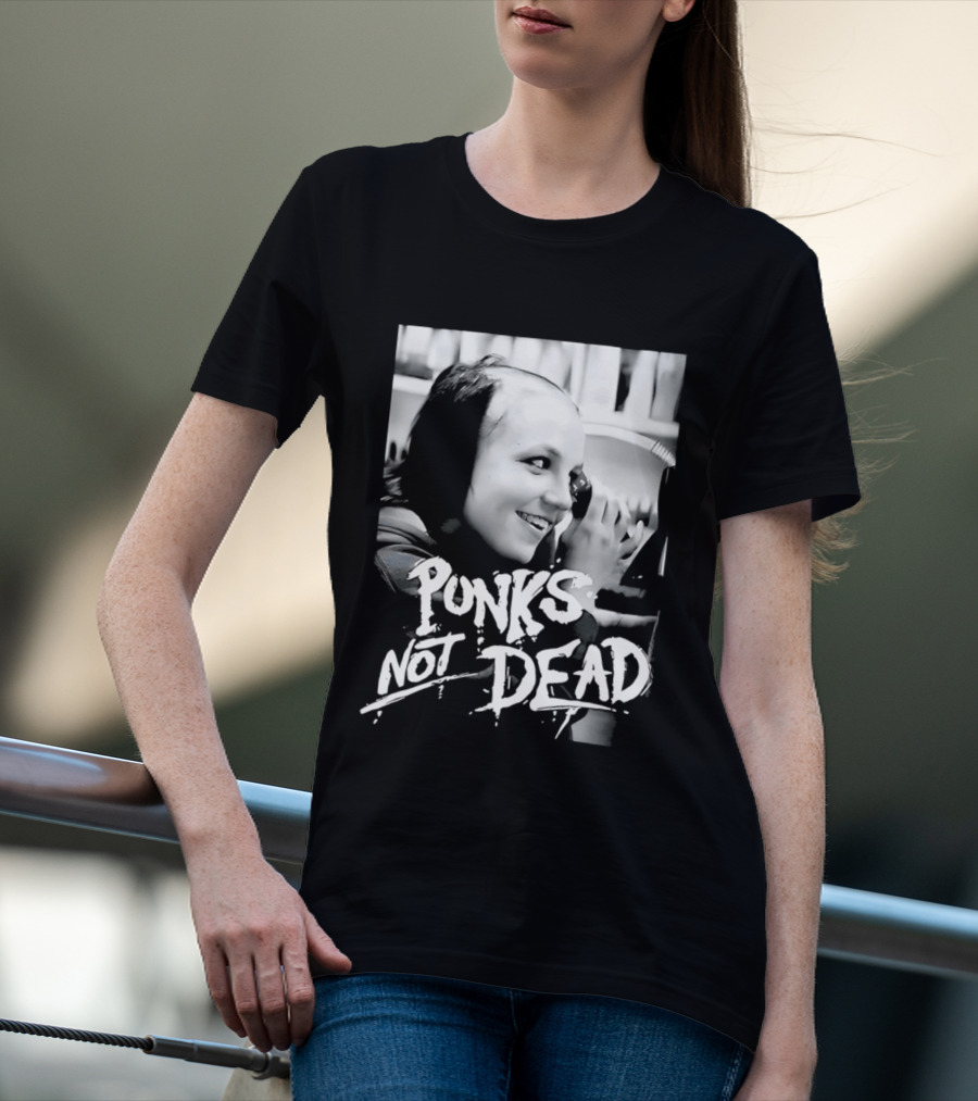 Punks Not Dead Britney Spears Iconic Shaved Look T-Shirt