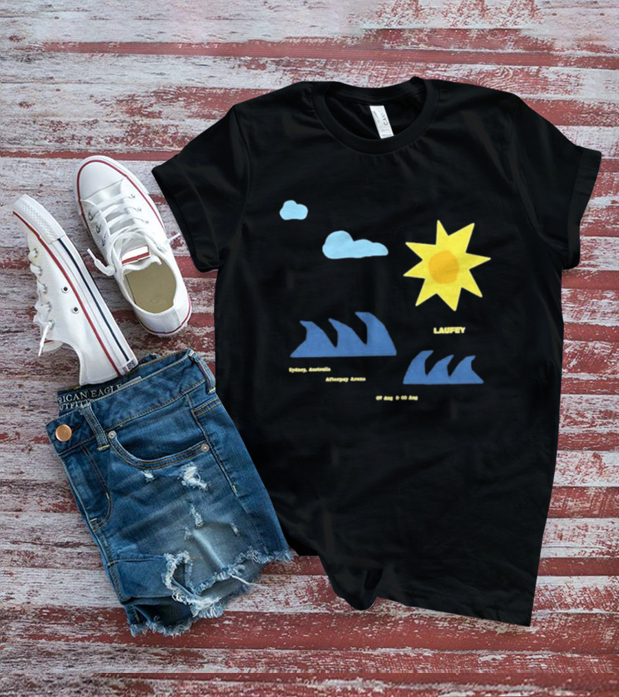 Sydney Australia Opera House Laufey Event Sun & Clouds T-Shirt