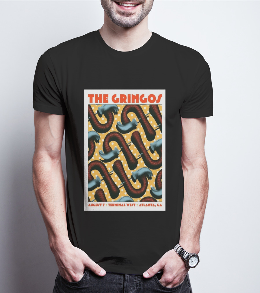 The Gringos August 7 2026 Terminal West Atlanta GA T-Shirt