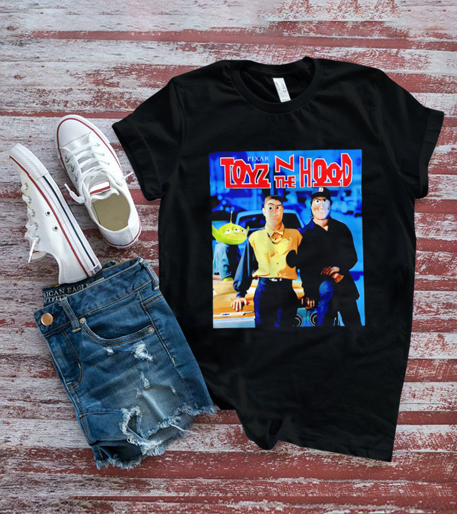 Pixar Toyz N The Hood Parody Toy Story Characters T-Shirt
