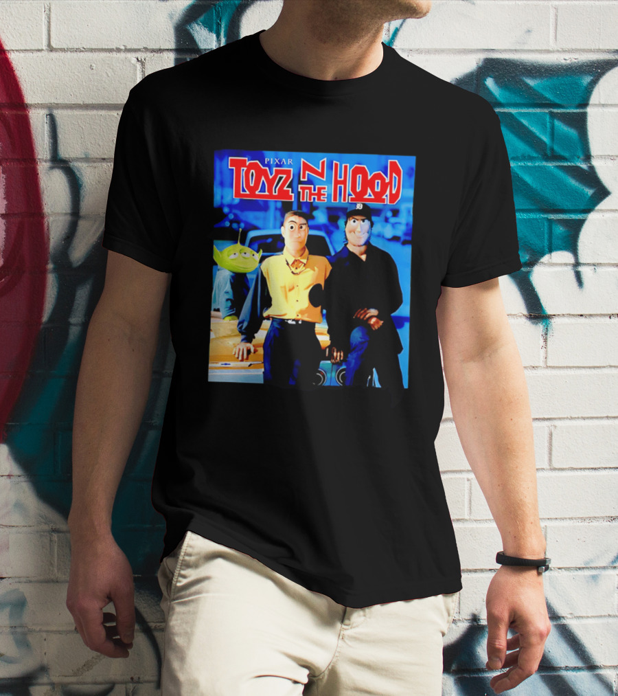 Pixar Toyz N The Hood Parody Toy Story Characters T-Shirt