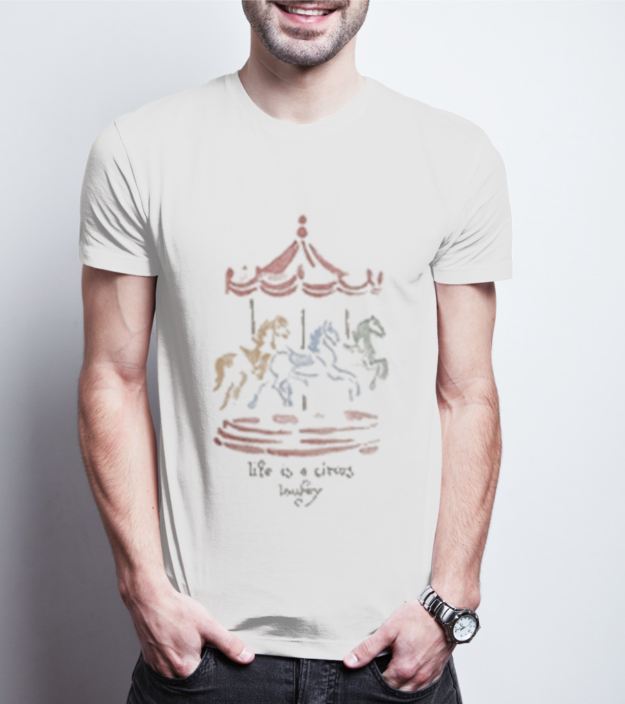 Laufey Carousel Life Is A Climb T-Shirt