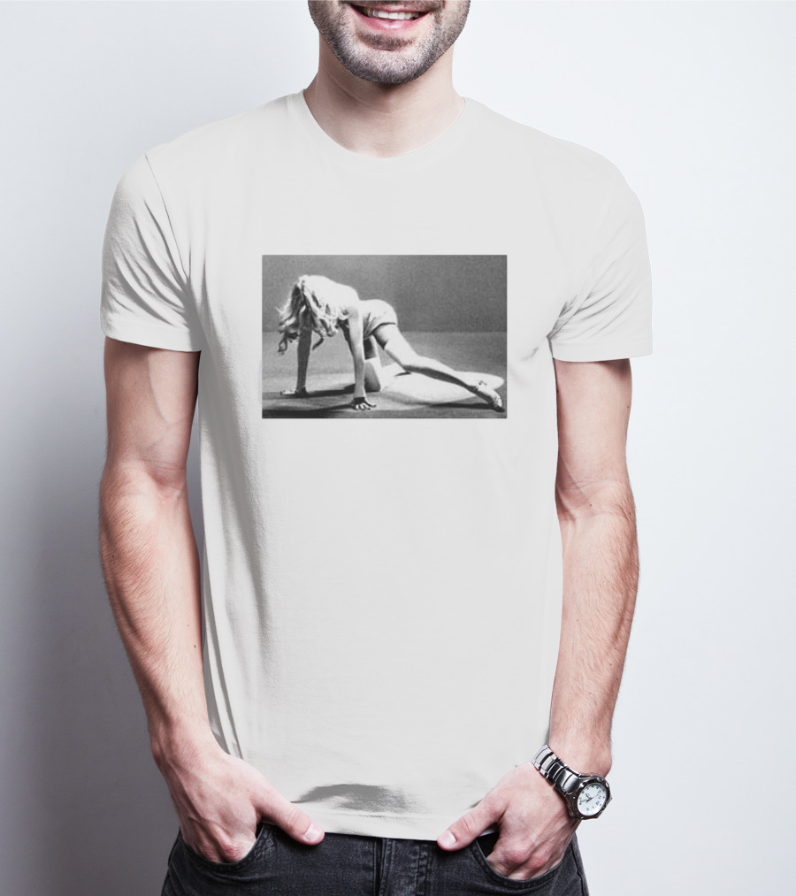 Madonna Confessions II Dance Floor Iconic Pose Black And White T-Shirt