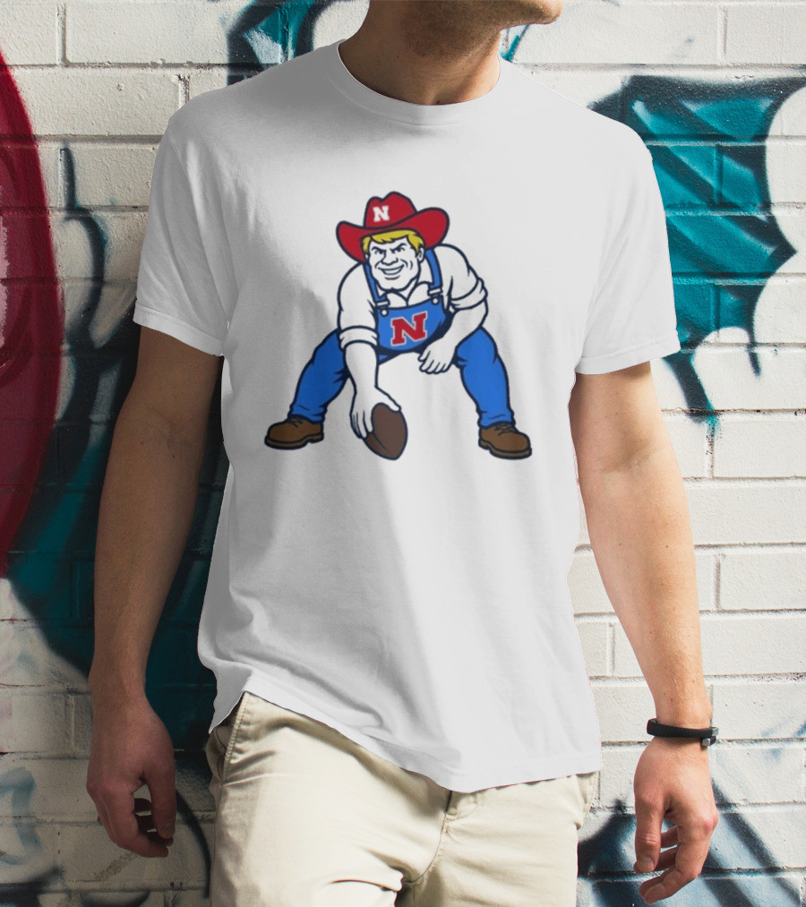 Herbie Husker Nebraska Cornhuskers Iconic Football T-Shirt