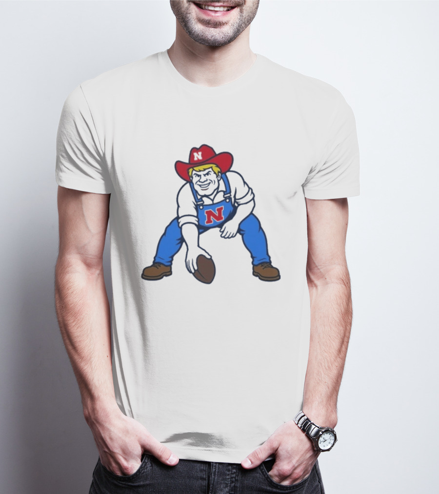 Herbie Husker Nebraska Cornhuskers Iconic Football T-Shirt