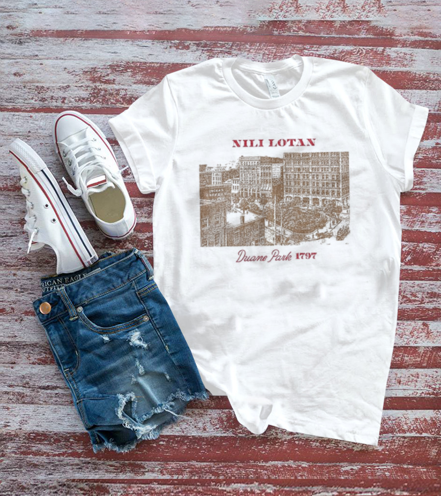 Nili Lotan Duane Park 1797 Architecture Scene T-Shirt