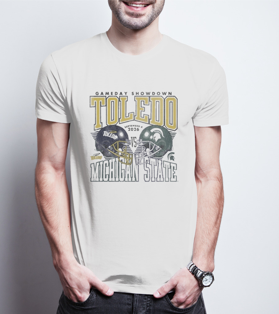 Toledo Rockets Michigan State Spartans Gameday Showdown September 4 2026 T-Shirt