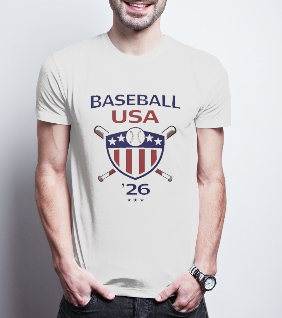 USA Baseball '26 Classic Stars And Stripes T-Shirt