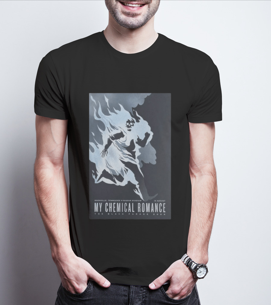 My Chemical Romance The Black Parade 2026 Nashville Nissan Stadium 13 August T-Shirt