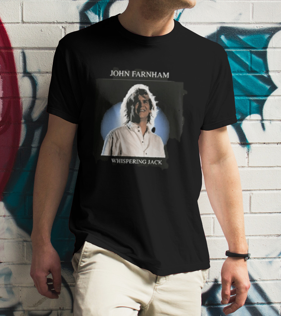 John Farnham Whispering Jack Photo Vintage Album Cover T-Shirt