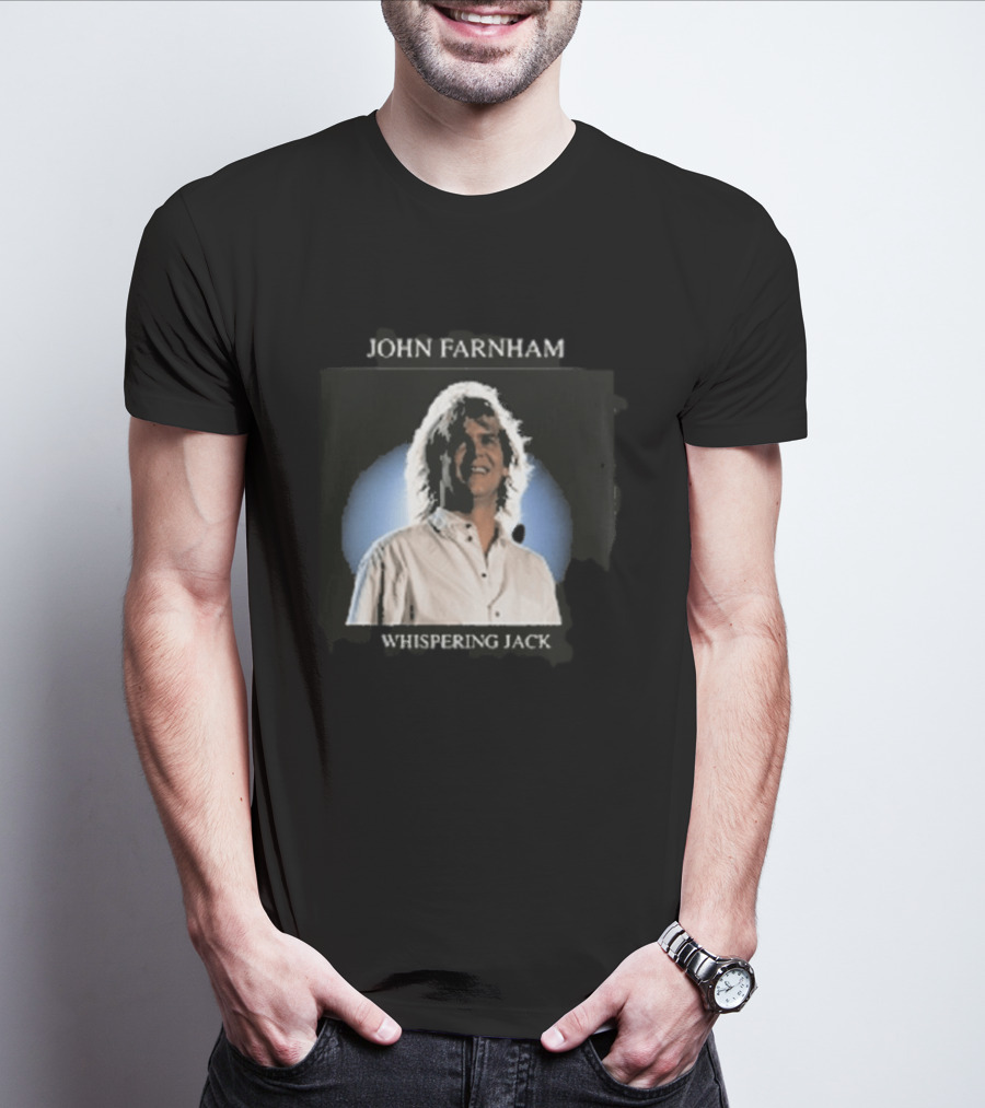 John Farnham Whispering Jack Photo Vintage Album Cover T-Shirt