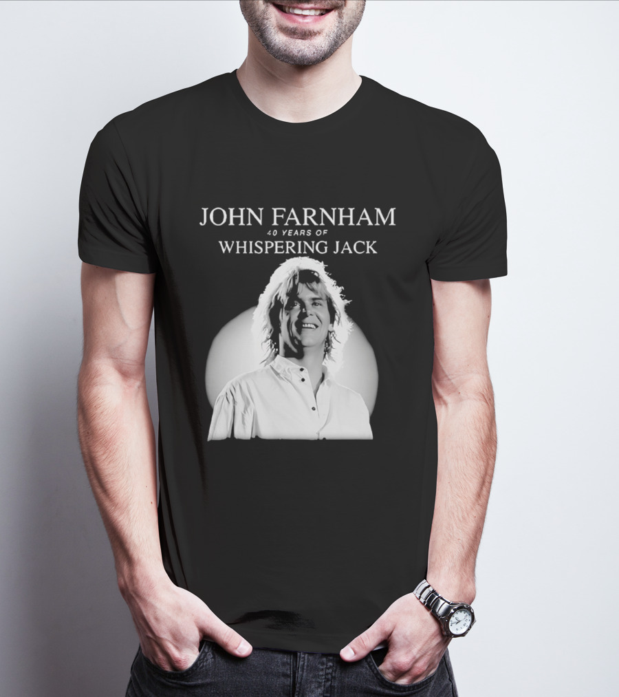 40 Years Of John Farnham Whispering Jack T-Shirt
