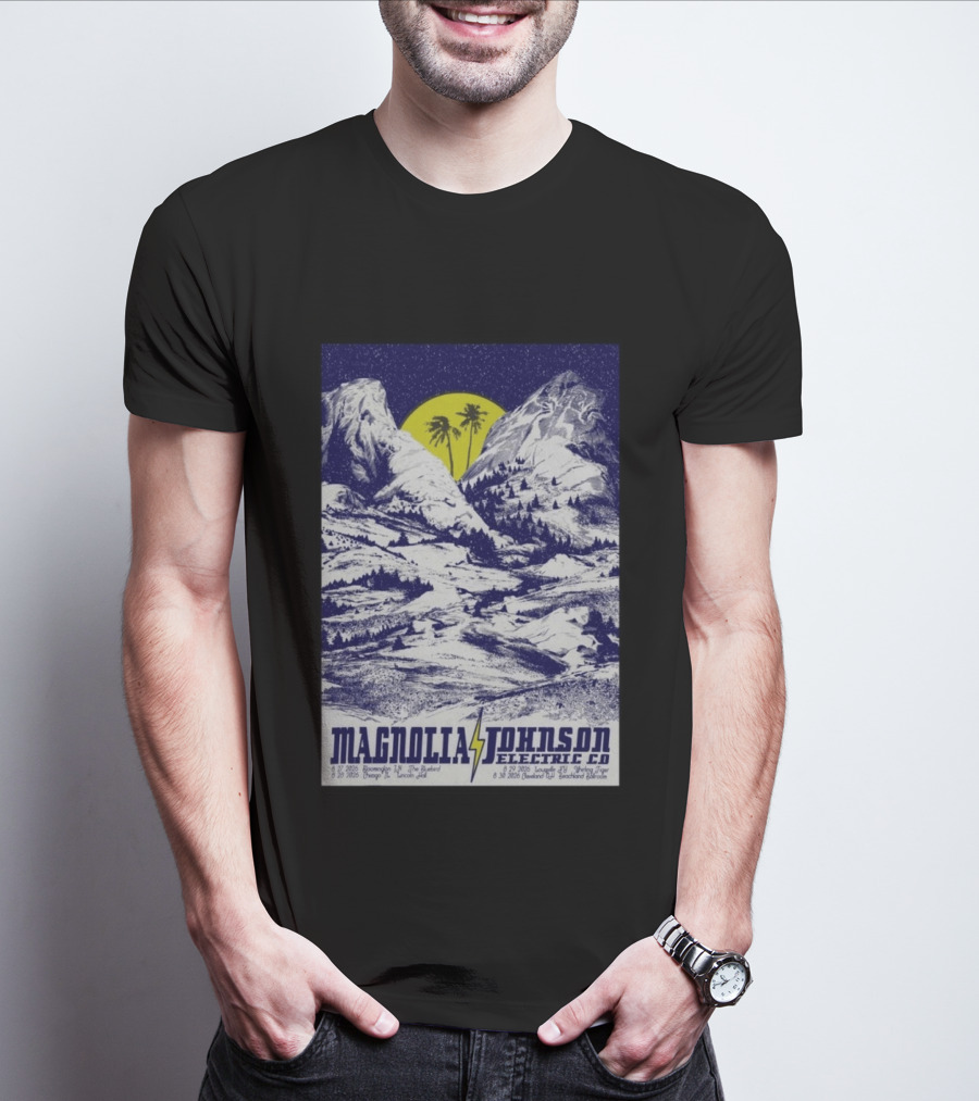 Magnolia Johnson Electric Co Tour 2026 Bloomington Chicago Lincoln Hall Louisville Bowling Green T-Shirt