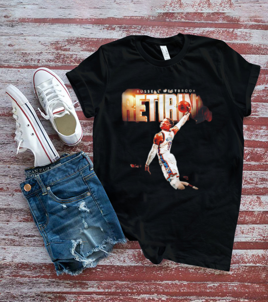 Russell Westbrook Retiring OKC Thunder Legend Dunk T-Shirt