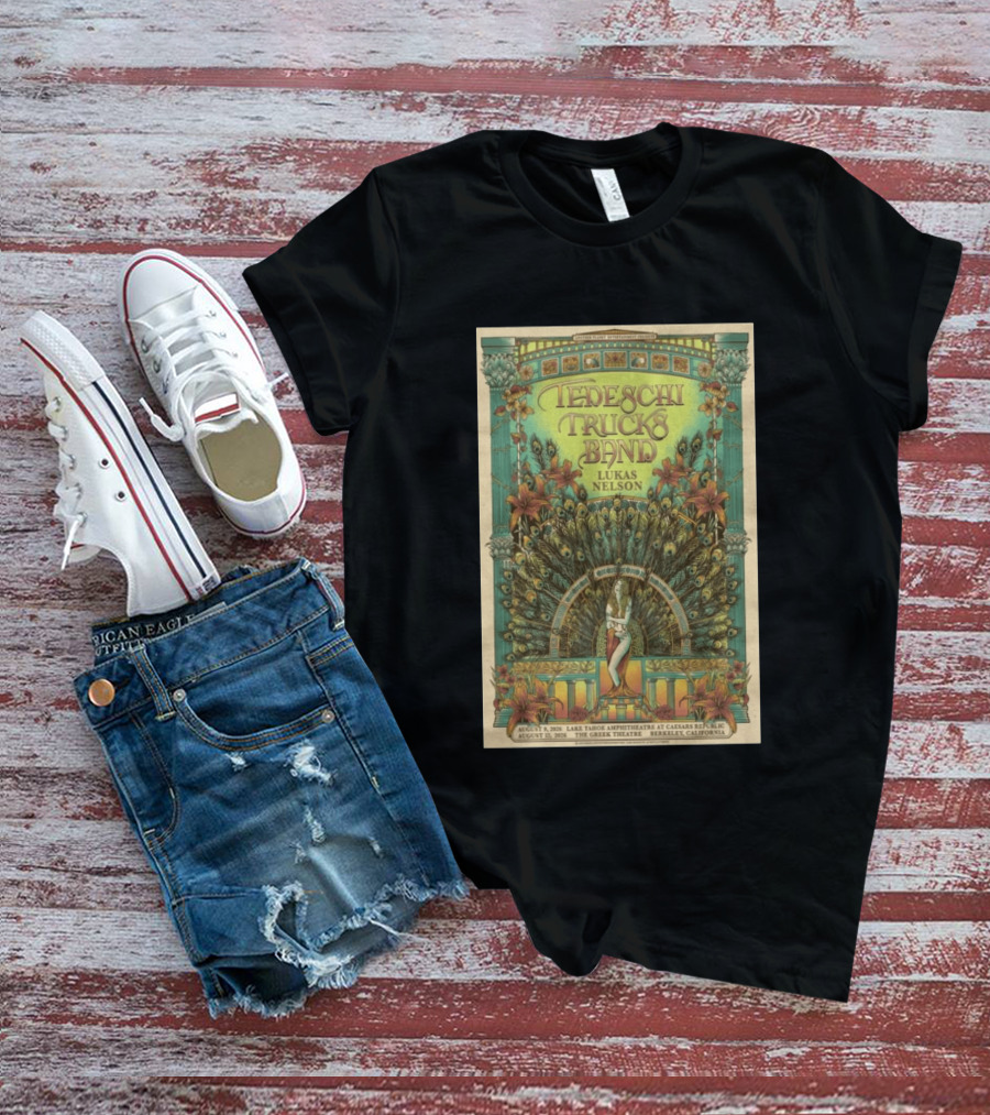 Tedeschi Trucks Band Lukas Nelson August 17 2026 The Greek Theatre Berkeley California T-Shirt