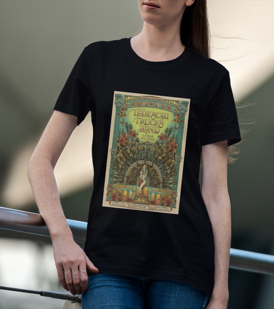 Tedeschi Trucks Band Lukas Nelson August 17 2026 The Greek Theatre Berkeley California T-Shirt