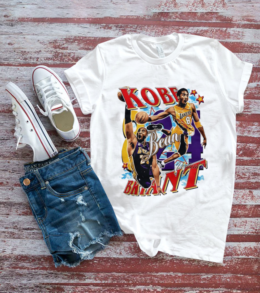 Kobe Bryant Bean Los Angeles Lakers 24 Dedication T-Shirt